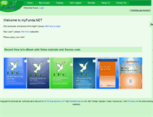 Tablet Screenshot of myfunda.net